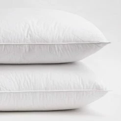 Budget π Resort Life 230-Thread Count Cotton Herringbone Quilted Queen Pillow (2-Pack) by Allied Home π 9 Budget π Resort Life 230-Thread Count Cotton Herringbone Quilted Queen Pillow (2-Pack) by Allied Home π -Allied Home Shop allied home bed pillows bmi 18775l 2 1f 1000