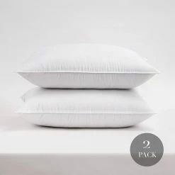 Best reviews of 💯 Resort Life 233-Thread Count Cotton Polyester Queen Pillow (2-Pack) by Allied Home 👍