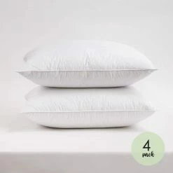 Discount 👏 Resort Life 230-Thread Count Cotton Quilted King Pillow (4-Pack) by Allied Home 🥰