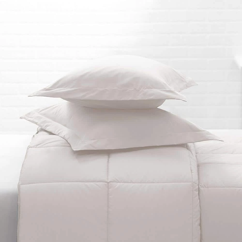 Cheap π₯° Set of 2 Soft Touch Cotton Twill White Standard Pillow Shams by Allied Home π€© 3 Cheap π₯° Set of 2 Soft Touch Cotton Twill White Standard Pillow Shams by Allied Home π€©