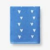 Best reviews of 😀 Company Kids Hearts Yarn-Dyed Blue Cotton Single Bath Towel by Company Kids by The Company Store 👏