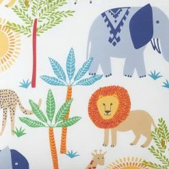 Flash Sale ✔️ Company Kids Jungle Animals 2-Piece Multicolored Organic Cotton Percale Twin Duvet Cover Set by Company Kids by The Company Store 🧨 -Allied Home Shop company kids by the company store bedding sets 30328n t multi c3 1000