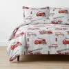 Deals ⌛ Company Kids Firetrucks 3-Piece Multicolored Organic Cotton Percale Full Duvet Cover Set by Company Kids by The Company Store 🥰 -Allied Home Shop company kids by the company store bedding sets 30331n f multi 64 1000