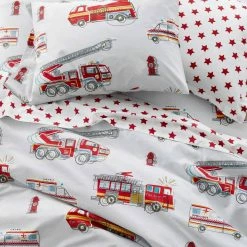 Brand new π Company Kids Firetrucks Multicolored Organic Cotton Percale Full/Queen Comforter Set by Company Kids by The Company Store π 10 Brand new π Company Kids Firetrucks Multicolored Organic Cotton Percale Full/Queen Comforter Set by Company Kids by The Company Store π -Allied Home Shop company kids by the company store bedding sets 30331p fq multi 40 1000