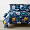 Wholesale 🔥 Company Kids Space Travel 3-Piece Multicolored Organic Cotton Percale Queen Duvet Cover Set by Company Kids by The Company Store 🎉 -Allied Home Shop company kids by the company store bedding sets 30339n q multi 64 1000