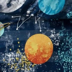 Coupon 👏 Company Kids Space Travel 3-Piece Multicolored Organic Cotton Percale Full/Queen Comforter Set by Company Kids by The Company Store ❤️ -Allied Home Shop company kids by the company store bedding sets 30339p fq multi 1d 1000