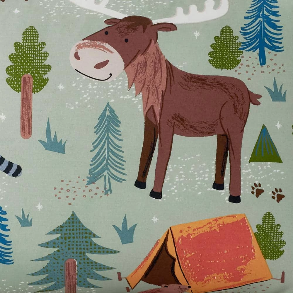 Top 10 ⌛ Company Kids Wilderness Camp 2-Piece Multicolored Organic Cotton Percale Twin Duvet Cover Set by Company Kids by The Company Store ⌛ 7 Top 10 ⌛ Company Kids Wilderness Camp 2-Piece Multicolored Organic Cotton Percale Twin Duvet Cover Set by Company Kids by The Company Store ⌛ - Image 6