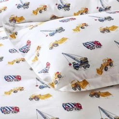 Buy 🔥 Company Kids Builder's Site 2-Piece Multicolored Organic Cotton Percale Twin Comforter Set by Company Kids by The Company Store ✔️ -Allied Home Shop company kids by the company store bedding sets 30355p t multi 40 1000