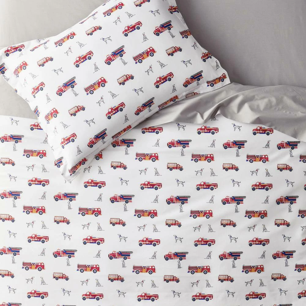 Buy π― Company Kids Fireman's Best Friend 3-Piece Multicolored Organic Cotton Percale Full Comforter Set by Company Kids by The Company Store π 4 Buy π― Company Kids Fireman's Best Friend 3-Piece Multicolored Organic Cotton Percale Full Comforter Set by Company Kids by The Company Store π - Image 2