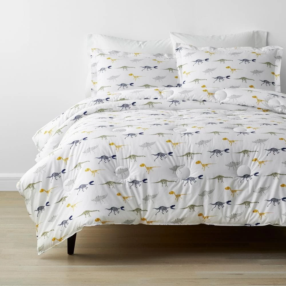 Wholesale π€© Company Kids Dinosaur Fossils 2-Piece Multicolored Organic Cotton Percale Twin Comforter Set by Company Kids by The Company Store π 3 Wholesale π€© Company Kids Dinosaur Fossils 2-Piece Multicolored Organic Cotton Percale Twin Comforter Set by Company Kids by The Company Store π