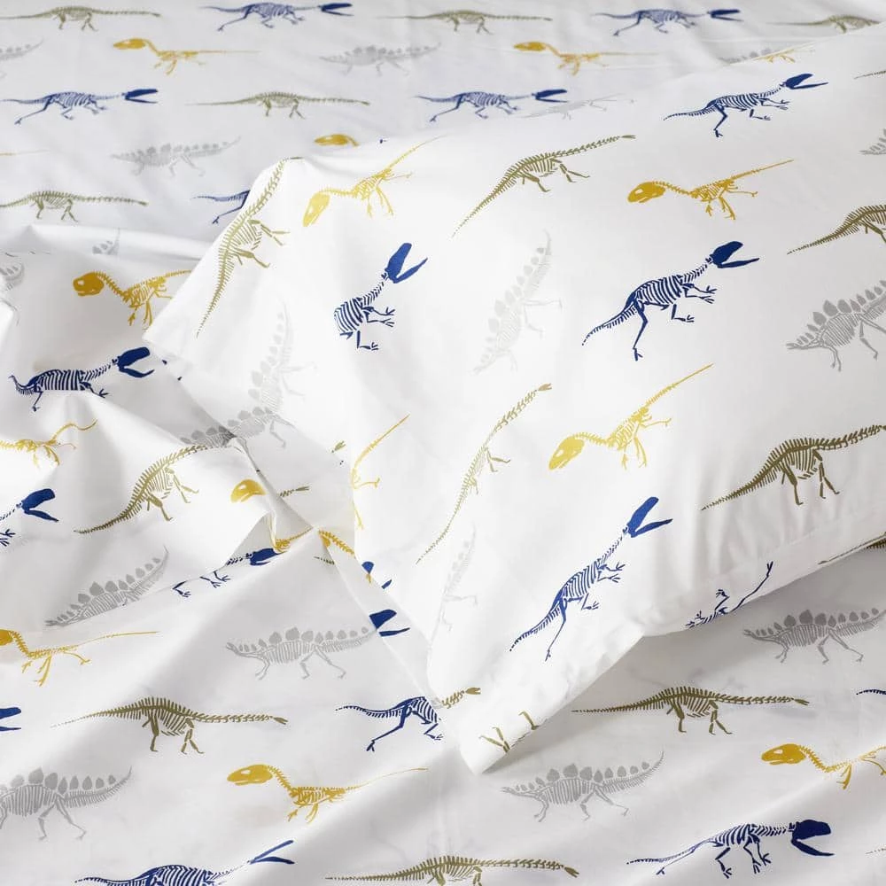 Wholesale π€© Company Kids Dinosaur Fossils 2-Piece Multicolored Organic Cotton Percale Twin Comforter Set by Company Kids by The Company Store π 6 Wholesale π€© Company Kids Dinosaur Fossils 2-Piece Multicolored Organic Cotton Percale Twin Comforter Set by Company Kids by The Company Store π - Image 4