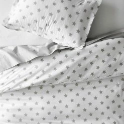 Best deal ✨ Company Kids Stars 3-Piece Gray Organic Cotton Percale Full Duvet Cover Set by Company Kids by The Company Store 🥰 -Allied Home Shop company kids by the company store bedding sets 30359n f gray 40 1000