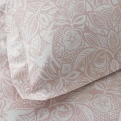 Cheap 🌟 Company Kids Little Bunny Pink Twin Organic Cotton Percale Duvet Cover Set by Company Kids by The Company Store 💯 -Allied Home Shop company kids by the company store bedding sets 38273d t pink a0 1000