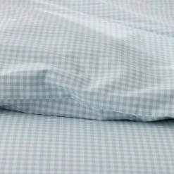New 🤩 Company Kids Ditsy Gingham Blue Full Organic Cotton Percale Duvet Cover Set by Company Kids by The Company Store 🔔 -Allied Home Shop company kids by the company store bedding sets 38275d f blue a0 1000