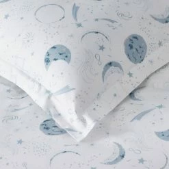 Brand new 💯 Company Kids Night Sky Blue Multi Twin Organic Cotton Percale Duvet Cover Set by Company Kids by The Company Store 💯 -Allied Home Shop company kids by the company store bedding sets 38277d t blue multi 1d 1000
