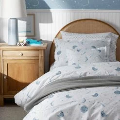 Brand new 💯 Company Kids Night Sky Blue Multi Twin Organic Cotton Percale Duvet Cover Set by Company Kids by The Company Store 💯 -Allied Home Shop company kids by the company store bedding sets 38277d t blue multi a0 1000