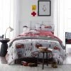 Top 10 ⭐ Firetrucks Multicolored Graphic Organic Cotton Percale Twin Comforter by Company Kids by The Company Store 🧨
