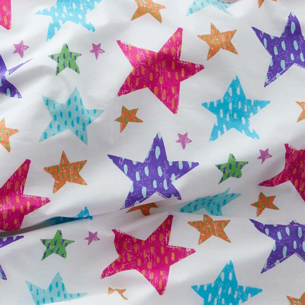 New π Bright Stars Multicolored Graphic Organic Cotton Percale Twin Comforter by Company Kids by The Company Store π 7 New π Bright Stars Multicolored Graphic Organic Cotton Percale Twin Comforter by Company Kids by The Company Store π - Image 5