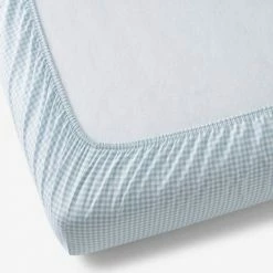 Best deal 👏 Company Kids Ditsy Gingham Blue Organic Cotton Percale Crib Sheet by Company Kids by The Company Store 😀 -Allied Home Shop company kids by the company store crib bedding 38275h c blue 66 1000