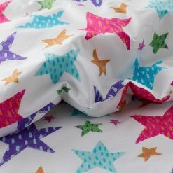 Best deal 😀 Bright Stars Multicolored Graphic Organic Cotton Percale Full Duvet Cover by Company Kids by The Company Store 🔥 -Allied Home Shop company kids by the company store duvet covers 30335d f multi 1d 1000