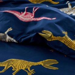 Outlet 🎁 Skeleton Dino Multicolored Graphic Cotton Percale Full Duvet Cover by Company Kids by The Company Store 🎁 -Allied Home Shop company kids by the company store duvet covers 30341d f multi 66 1000