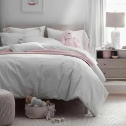 Deals 👍 Company Kids Ditsy Gingham Gray Organic Cotton Percale Toddler Comforter Set by Company Kids by The Company Store 🔔 12 Deals 👍 Company Kids Ditsy Gingham Gray Organic Cotton Percale Toddler Comforter Set by Company Kids by The Company Store 🔔 -Allied Home Shop company kids by the company store kids bedding sets 38275q os gray a0 1000