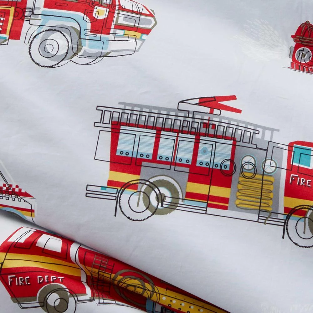 Deals π Firetrucks Multicolored Graphic 200-Thread Count Organic Cotton Percale Standard Sham by Company Kids by The Company Store βοΈ 7 Deals π Firetrucks Multicolored Graphic 200-Thread Count Organic Cotton Percale Standard Sham by Company Kids by The Company Store βοΈ - Image 5