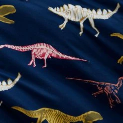 Best Pirce 💯 Skeleton Dino Multicolored Graphic 200 Thread Count Cotton Percale Standard Sham by Company Kids by The Company Store 💯 -Allied Home Shop company kids by the company store pillowcases 30341f std multi 66 1000