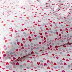Outlet 🎁 Company Kids Hearts Multicolored Organic Cotton Percale Standard Sham by Company Kids by The Company Store 🔔 -Allied Home Shop company kids by the company store pillowcases 30352f std multi a0 1000