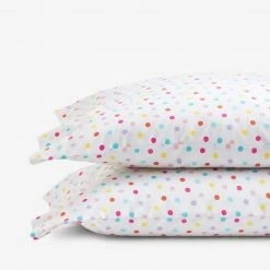 Best reviews of 🌟 Company Kids Multi Dots Organic Cotton Percale Standard Pillowcase (Set of 2) by Company Kids by The Company Store 🎉