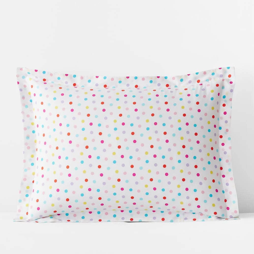 Deals β€οΈ Company Kids Multi Dots Organic Cotton Percale Standard Sham by Company Kids by The Company Store π 3 Deals β€οΈ Company Kids Multi Dots Organic Cotton Percale Standard Sham by Company Kids by The Company Store π