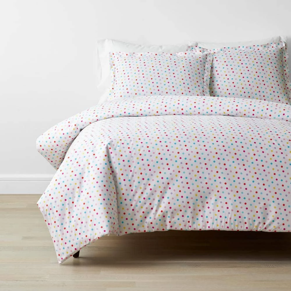Deals β€οΈ Company Kids Multi Dots Organic Cotton Percale Standard Sham by Company Kids by The Company Store π 4 Deals β€οΈ Company Kids Multi Dots Organic Cotton Percale Standard Sham by Company Kids by The Company Store π - Image 2