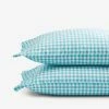 Promo 💯 Company Kids Gingham Turquoise Organic Cotton Percale Standard Pillowcase (Set of 2) by Company Kids by The Company Store ✔️ 1 Promo 💯 Company Kids Gingham Turquoise Organic Cotton Percale Standard Pillowcase (Set of 2) by Company Kids by The Company Store ✔️ -Allied Home Shop company kids by the company store pillowcases 30354c std turquoise 64 1000