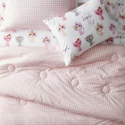 Flash Sale 🔔 Company Kids Gingham Petal Pink Organic Cotton Percale Standard Sham by Company Kids by The Company Store 🛒 -Allied Home Shop company kids by the company store pillowcases 30354f std ptl pnk 40 1000