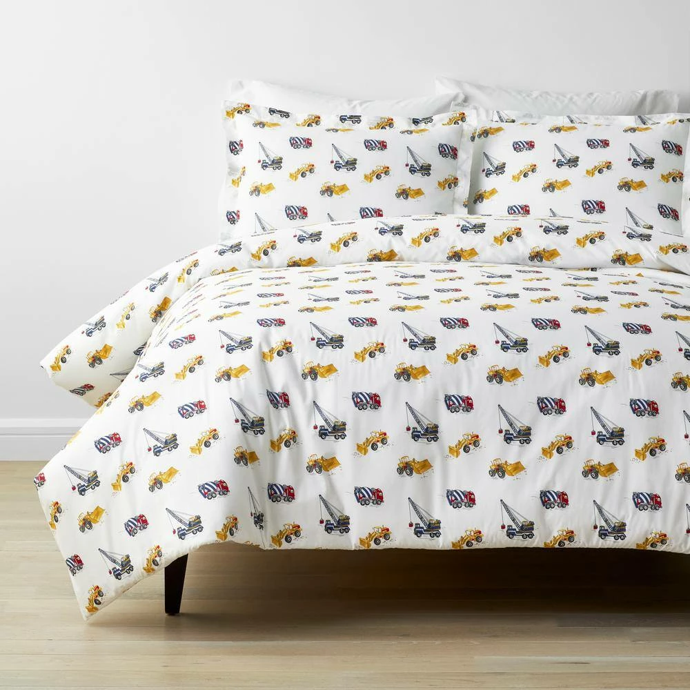 Buy β Company Kids Builder's Site Multicolored Organic Cotton Percale Standard Pillowcase (Set of 2) by Company Kids by The Company Store π₯ 4 Buy β Company Kids Builder's Site Multicolored Organic Cotton Percale Standard Pillowcase (Set of 2) by Company Kids by The Company Store π₯ - Image 2