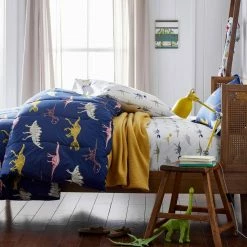 Flash Sale 🧨 Company Kids Dinosaur Fossils Multicolored Organic Cotton Percale Standard Pillowcase (Set of 2) by Company Kids by The Company Store 🔥 -Allied Home Shop company kids by the company store pillowcases 30357c std multi a0 1000