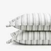 Best Sale 🥰 Company Kids Stripe Gray Organic Cotton Percale Standard Pillowcase (Set of 2) by Company Kids by The Company Store 🎉 1 Best Sale 🥰 Company Kids Stripe Gray Organic Cotton Percale Standard Pillowcase (Set of 2) by Company Kids by The Company Store 🎉 -Allied Home Shop company kids by the company store pillowcases 30358c std gray 64 1000