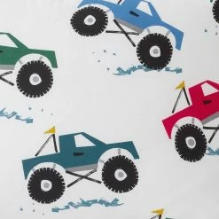 Best Pirce ✨ Company Kids Monster Trucks Organic Multicolored Cotton Percale Standard Pillowcase (Set of 2) by Company Kids by The Company Store ⭐ 10 Best Pirce ✨ Company Kids Monster Trucks Organic Multicolored Cotton Percale Standard Pillowcase (Set of 2) by Company Kids by The Company Store ⭐ -Allied Home Shop company kids by the company store pillowcases 35045c std multi 1d 1000