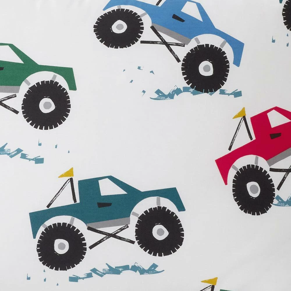 Best Pirce ✨ Company Kids Monster Trucks Organic Multicolored Cotton Percale Standard Pillowcase (Set of 2) by Company Kids by The Company Store ⭐ 6 Best Pirce ✨ Company Kids Monster Trucks Organic Multicolored Cotton Percale Standard Pillowcase (Set of 2) by Company Kids by The Company Store ⭐ - Image 4