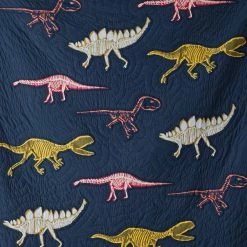 Brand new 🔔 Company Kids Skeleton Dino Handcrafted Quilted Multicolored Cotton Blend Standard Sham by Company Kids by The Company Store 😀 -Allied Home Shop company kids by the company store pillowcases 35049b std multi 66 1000