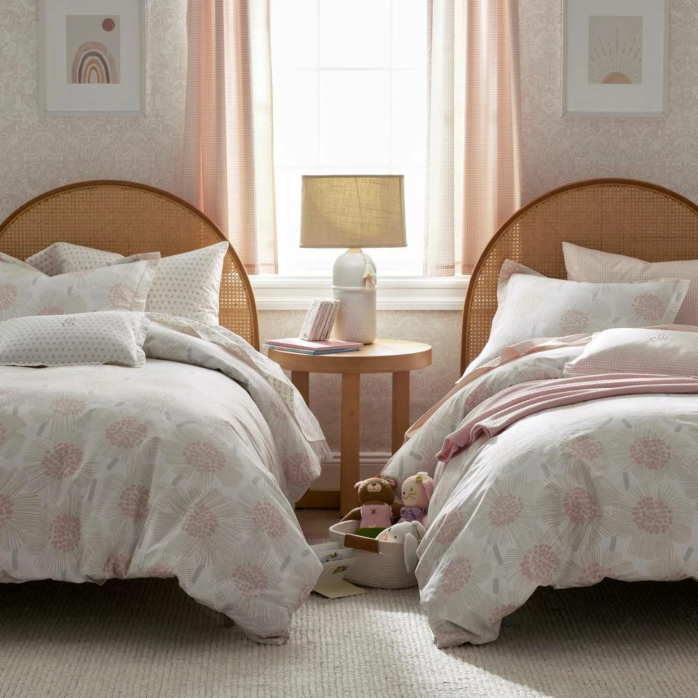 New π Company Kids Flower Burst Pink Multi Organic Cotton Percale Standard Pillowcases (Set of 2) by Company Kids by The Company Store π 5 New π Company Kids Flower Burst Pink Multi Organic Cotton Percale Standard Pillowcases (Set of 2) by Company Kids by The Company Store π - Image 3