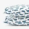 Best reviews of 🛒 Company Kids Whale School Blue Multi Organic Cotton Percale Standard Pillowcase (Set of 2) by Company Kids by The Company Store 🌟 -Allied Home Shop company kids by the company store pillowcases 38284c std blue multi 64 1000