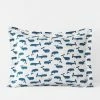 Flash Sale 💯 Company Kids Whale School Blue Multi Organic Cotton Percale Standard Sham by Company Kids by The Company Store 🤩 -Allied Home Shop company kids by the company store pillowcases 38284f std blue multi 64 1000