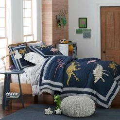 Best Sale 💯 Company Kids Skeleton Dino Handcrafted Multicolored Twin Cotton Blend Quilt by Company Kids by The Company Store 🥰 -Allied Home Shop company kids by the company store quilts 35049a t multi 40 1000