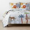 Best Pirce 🛒 Company Kids Jungle Animals Handcrafted Multicolored Twin Cotton Blend Quilt by Company Kids by The Company Store 🔔 -Allied Home Shop company kids by the company store quilts 35050a t multi 64 1000