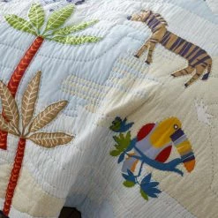Best Pirce π Company Kids Jungle Animals Handcrafted Multicolored Twin Cotton Blend Quilt by Company Kids by The Company Store π 18 Best Pirce π Company Kids Jungle Animals Handcrafted Multicolored Twin Cotton Blend Quilt by Company Kids by The Company Store π -Allied Home Shop company kids by the company store quilts 35050a t multi c3 1000