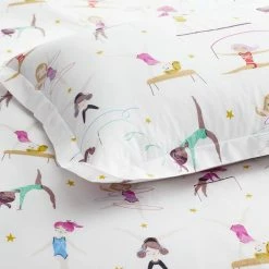 Cheapest π Company Kids Little Gymnasts 3-Piece Multicolored 200-Thread Count Organic Cotton Percale Twin Sheet Set by Company Kids by The Company Store π 15 Cheapest π Company Kids Little Gymnasts 3-Piece Multicolored 200-Thread Count Organic Cotton Percale Twin Sheet Set by Company Kids by The Company Store π -Allied Home Shop company kids by the company store sheet sets 30348l t multi 1d 1000