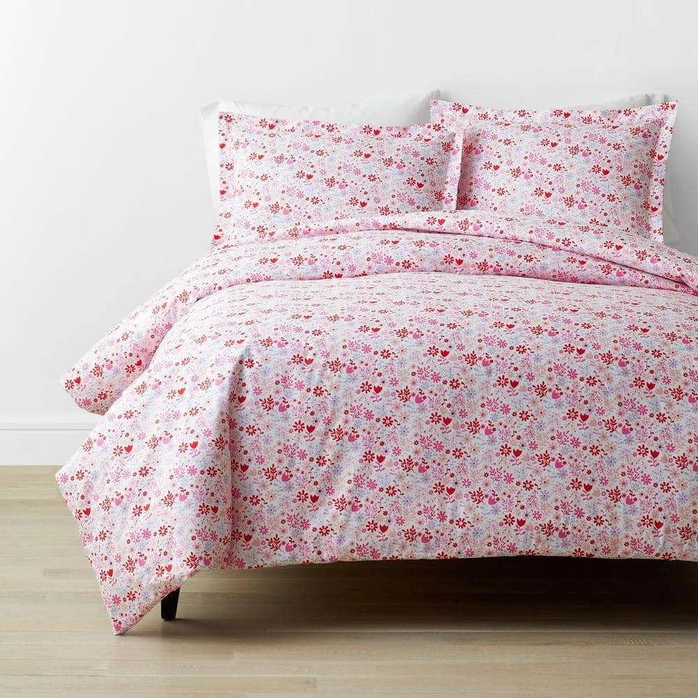 Deals π Company Kids Flower Shower 4-Piece Multicolored Floral 200-Thread Count Organic Cotton Percale Full Sheet Set by Company Kids by The Company Store π₯° 4 Deals π Company Kids Flower Shower 4-Piece Multicolored Floral 200-Thread Count Organic Cotton Percale Full Sheet Set by Company Kids by The Company Store π₯° - Image 2