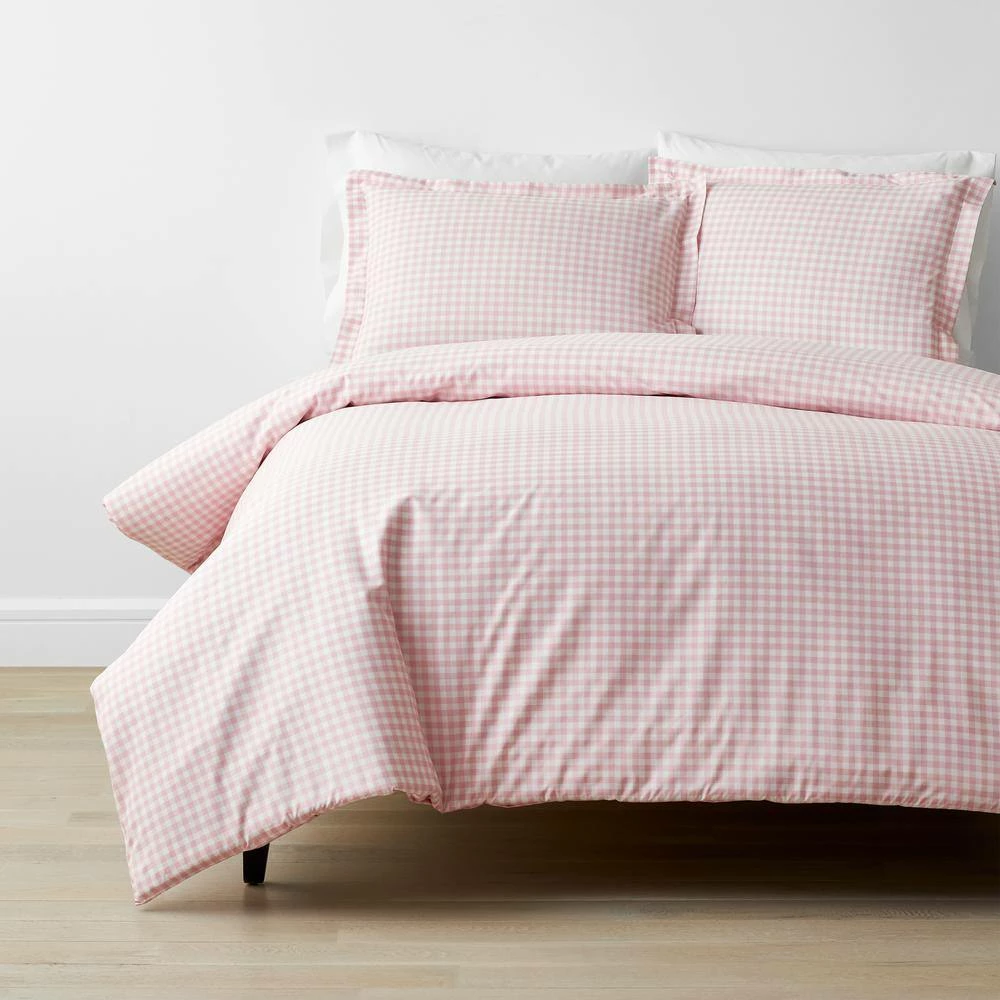 Brand new π― Company Kids Gingham 4-Piece Petal Pink Plaid 200-Thread Count Organic Cotton Percale Queen Sheet Set by Company Kids by The Company Store β 4 Brand new π― Company Kids Gingham 4-Piece Petal Pink Plaid 200-Thread Count Organic Cotton Percale Queen Sheet Set by Company Kids by The Company Store β - Image 2