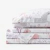 Wholesale 👍 Company Kids Unicorn Forest Organic 3-Piece White Multicolored Cotton Percale Twin Sheet Set by Company Kids by The Company Store ⭐ -Allied Home Shop company kids by the company store sheet sets 35041l t whi multi 64 1000